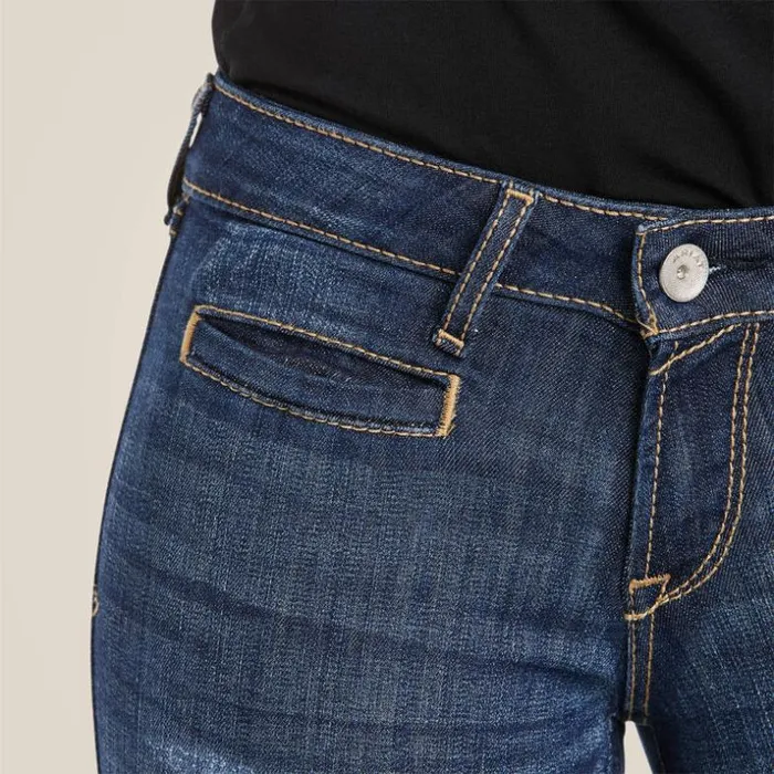 Denim Women Ariat Trouser Mid Rise Stretch Lucy Wide Leg Jean Pacific Denim Women Ariat Trouser Mid Rise Stretch Lucy Wide Leg Jean Pacific
