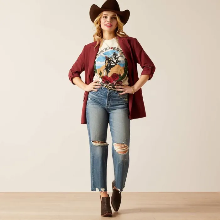 Denim Women Ariat Ultra High Rise Tomboy Straight Jean Moana Denim Women Ariat Ultra High Rise Tomboy Straight Jean Moana