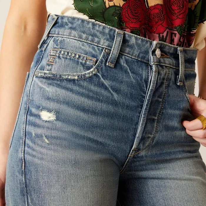 Denim Women Ariat Ultra High Rise Tomboy Straight Jean Moana Denim Women Ariat Ultra High Rise Tomboy Straight Jean Moana