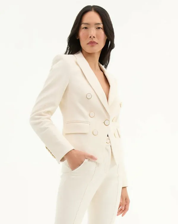 Diego Dickey Jacket Ecru Women Veronica Beard Jackets and Outerwear
