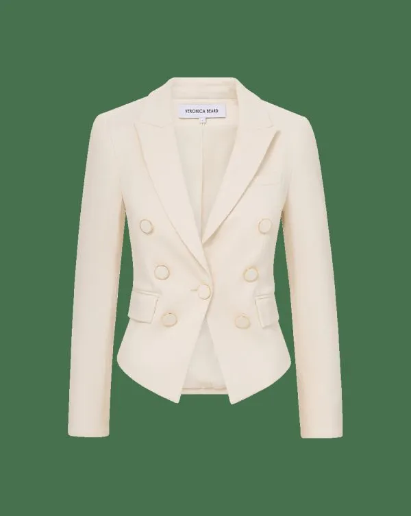 Diego Dickey Jacket Ecru Women Veronica Beard Jackets and Outerwear