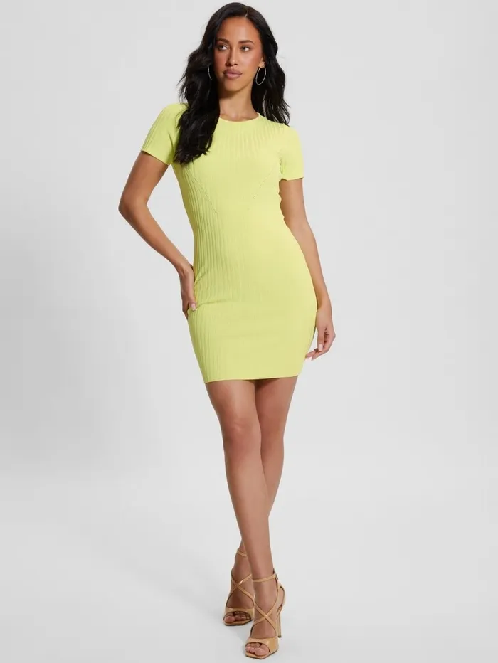 Dresses and Jumpsuits GUESS Women Anne Sweater Dress Dusty Kiwi Dresses and Jumpsuits GUESS Women Anne Sweater Dress Dusty Kiwi