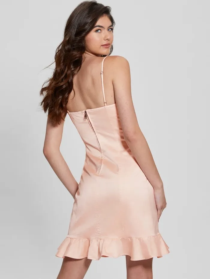 Dresses and Jumpsuits Lilly Satin LaceUp Corset Dress Blush Breeze Multi GUESS Women Dresses and Jumpsuits Lilly Satin LaceUp Corset Dress Blush Breeze Multi GUESS Women