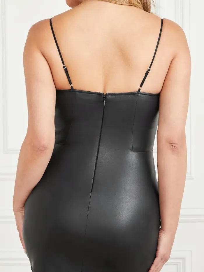 Dresses and Jumpsuits Solange Dress Black GUESS Women Dresses and Jumpsuits Solange Dress Black GUESS Women