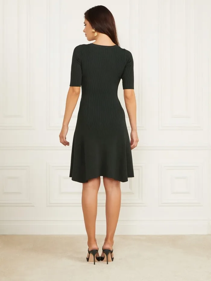 Dresses and Jumpsuits Women GUESS Laila Ribbed Sweater Dress Chenille Green Dresses and Jumpsuits Women GUESS Laila Ribbed Sweater Dress Chenille Green