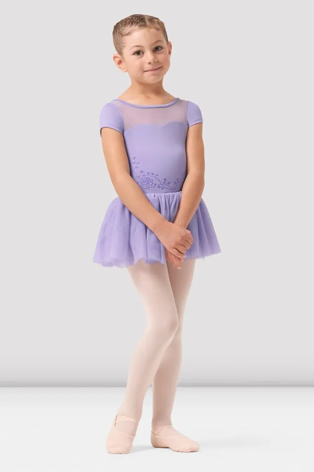 Dresses Children Bloch Girls Tansie Cap Sleeve Tutu Dress Lilac