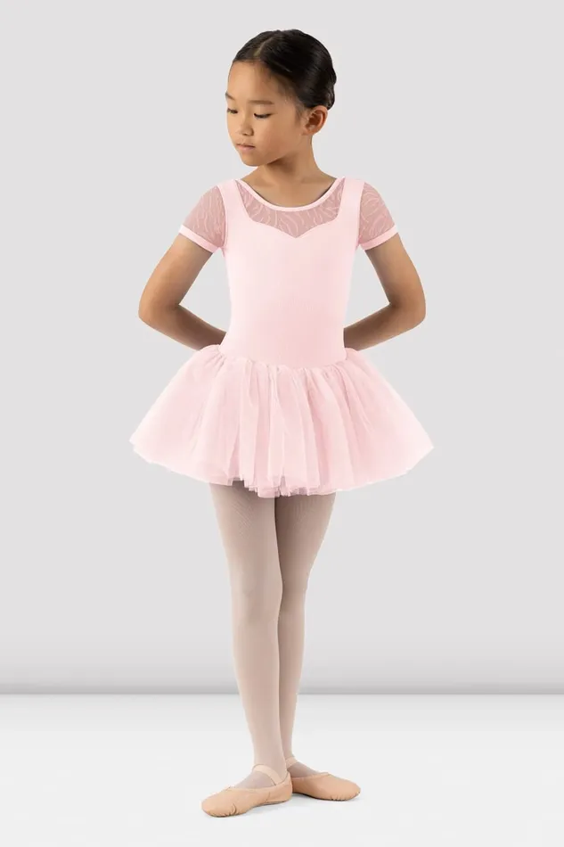 Dresses Girls Holly Short Sleeve Tutu Dress Candy Pink Bloch Children