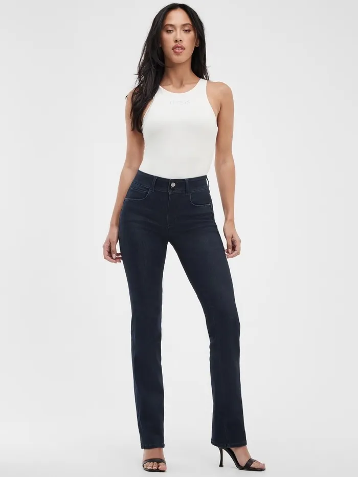 Dyed Shape Up HighRise Straight Jeans Warm Moon Jeans and Denim GUESS Women