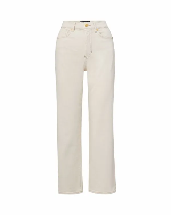 Dylan StraightLeg Jean Ecru Women Veronica Beard Jeans