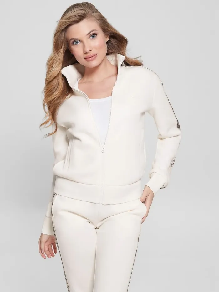 Eco Britney FullZip Sweatshirt Ocean Salt Jackets and Coats GUESS Women Eco Britney FullZip Sweatshirt Ocean Salt Jackets and Coats GUESS Women