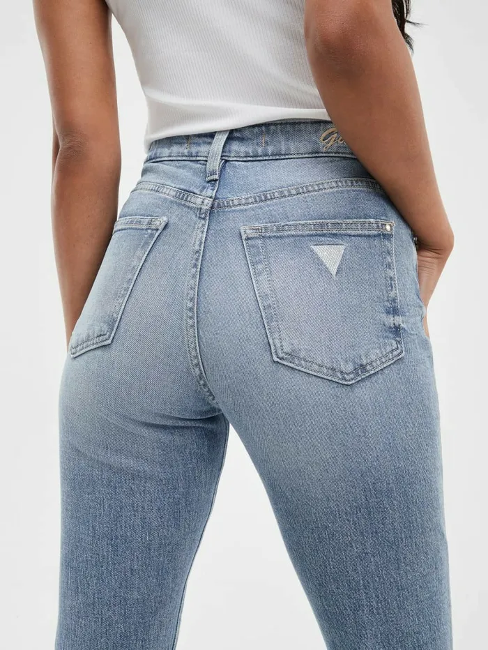 Eco Girly Crystal Straight Jeans Feel Pretty Women Jeans and Denim GUESS Eco Girly Crystal Straight Jeans Feel Pretty Women Jeans and Denim GUESS