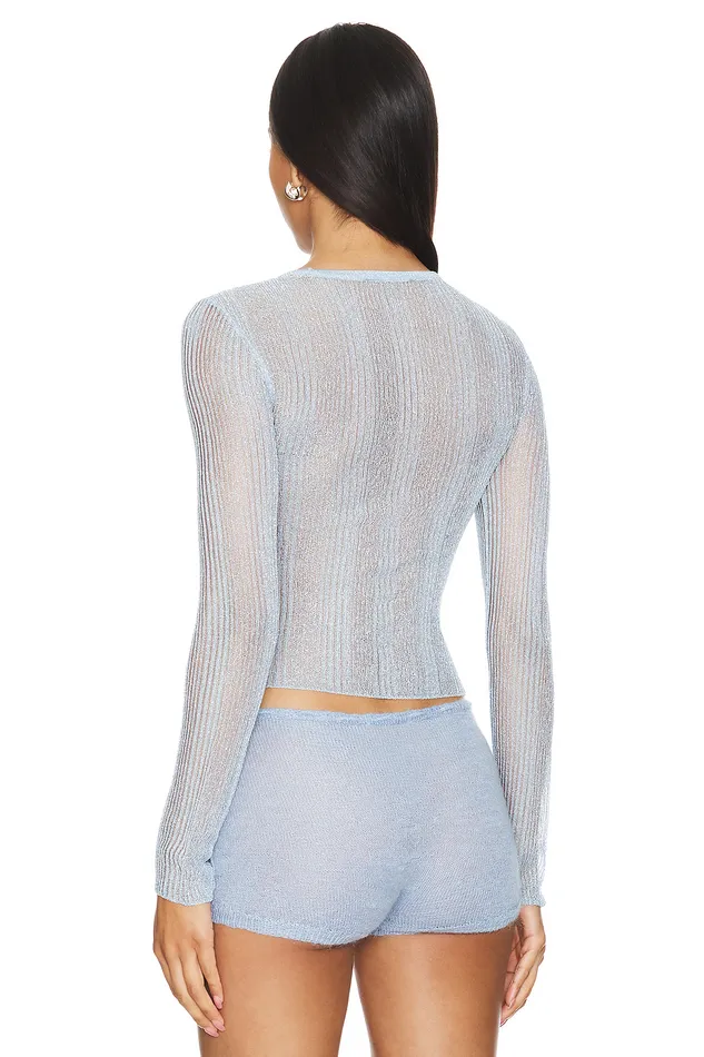 Elia Sweater Baby Blue Women Lovers and Friends Sweaters and Knits Elia Sweater Baby Blue Women Lovers and Friends Sweaters and Knits