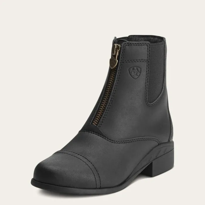 English Riding Boots Kids Ariat Kids039 Scout Zip Paddock Boot Black