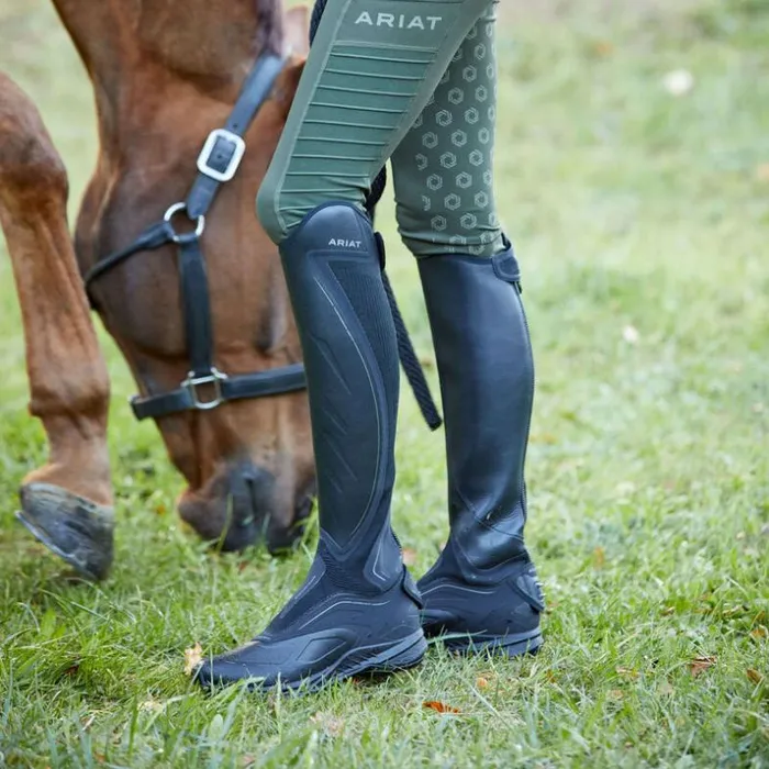 English Riding Boots Women Ariat Ascent Tall Black English Riding Boots Women Ariat Ascent Tall Black
