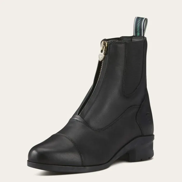 English Riding Boots Women Ariat Heritage IV Zip Paddock Boot Black