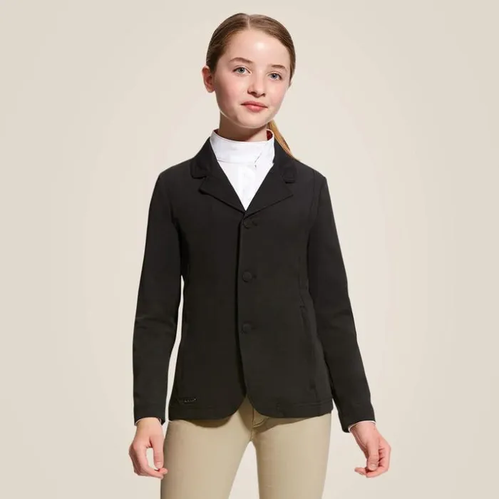 English Riding Kids Ariat Artico Show Coat Black