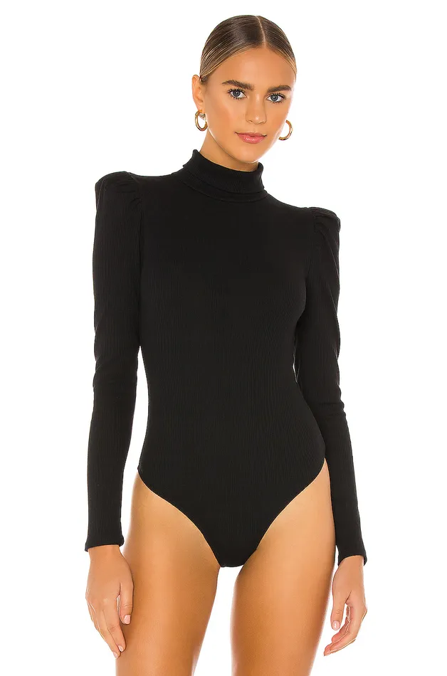 Evelyn Bodysuit Black Women Lovers and Friends Tops Evelyn Bodysuit Black Women Lovers and Friends Tops