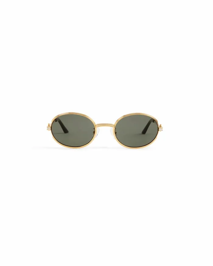 Eyewear MenWomen Casablanca Paris Green and Gold The Hero Sunglasses Eyewear MenWomen Casablanca Paris Green and Gold The Hero Sunglasses