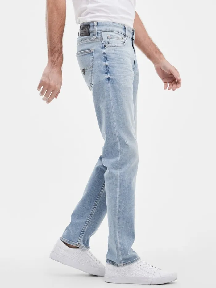 Faded Tapered Jeans Jackson Wash Men Jeans and Denim GUESS