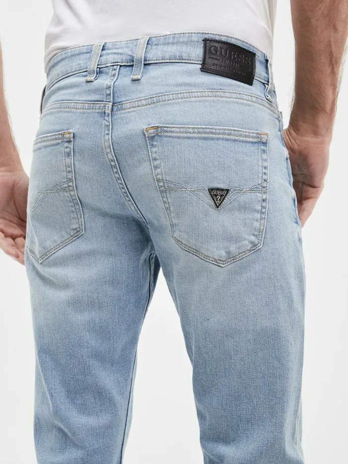 Faded Tapered Jeans Jackson Wash Men Jeans and Denim GUESS