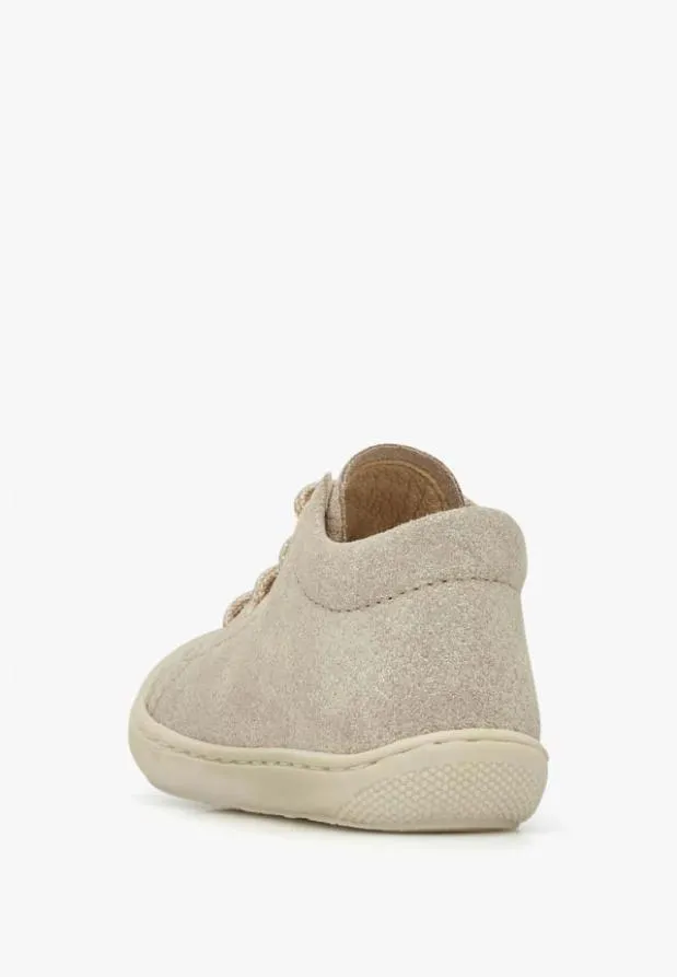 Flat Shoes Kids Naturino NATURINO COCOON Beigegold Flat Shoes Kids Naturino NATURINO COCOON Beigegold