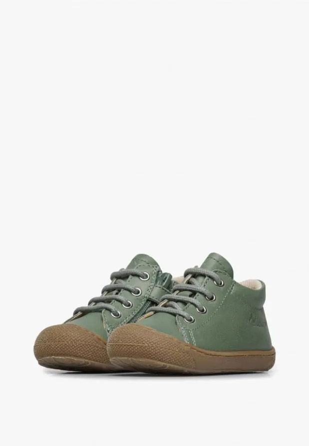 Flat Shoes Kids Naturino NATURINO COCOON ZIP Sage Flat Shoes Kids Naturino NATURINO COCOON ZIP Sage