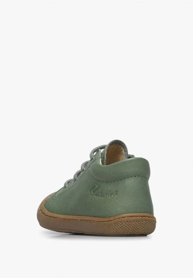 Flat Shoes Kids Naturino NATURINO COCOON ZIP Sage Flat Shoes Kids Naturino NATURINO COCOON ZIP Sage
