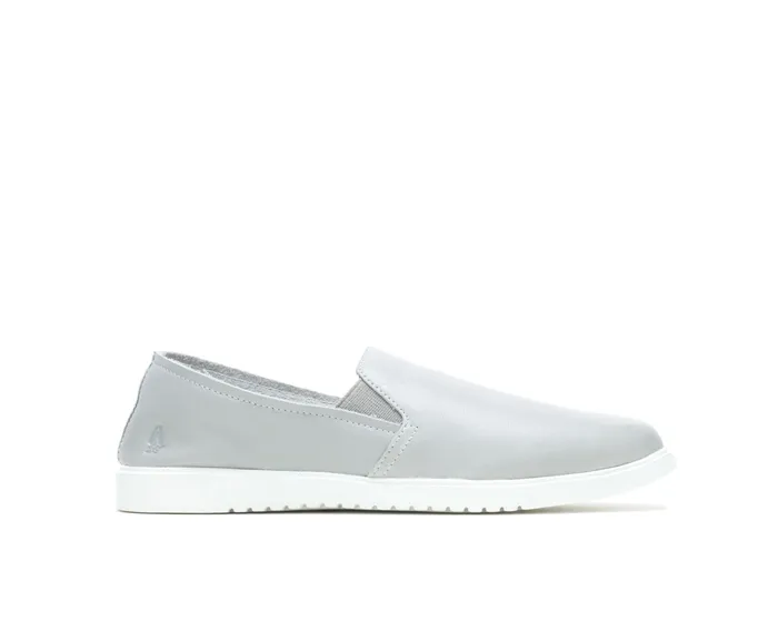Flats and SlipOns Hush Puppies Women Everyday SlipOn Vapor Grey Leather