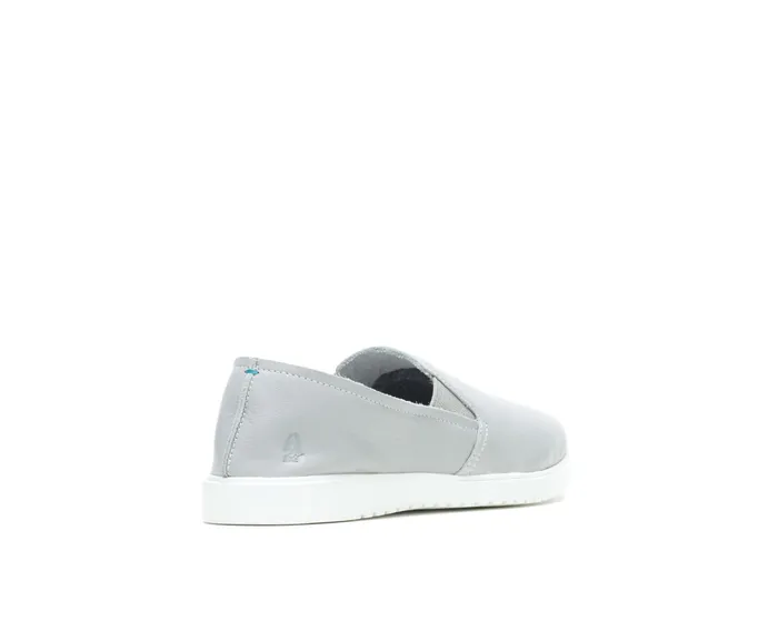Flats and SlipOns Hush Puppies Women Everyday SlipOn Vapor Grey Leather