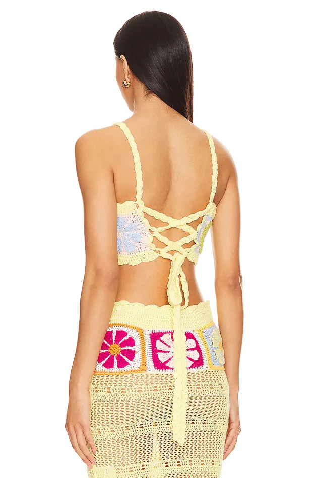 Florence Top Yellow Multi Women Lovers and Friends Tops Florence Top Yellow Multi Women Lovers and Friends Tops
