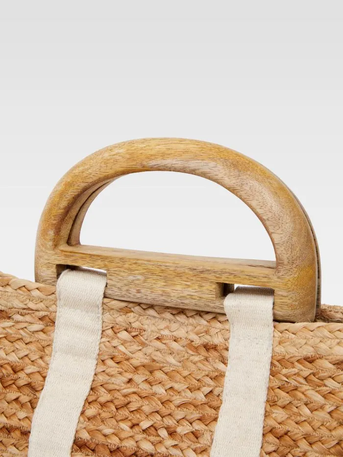 French Connection Bags and Purses Raffia Basket Bag White 8211 Woman