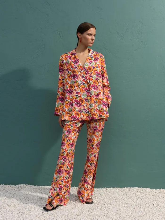 French Connection Coats and Jackets Brenna Harrie Blazer Melon 8211 Woman