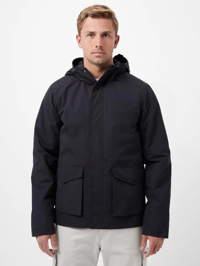 French Connection Coats and Jackets Hooded Jacket Marine 8211 Man