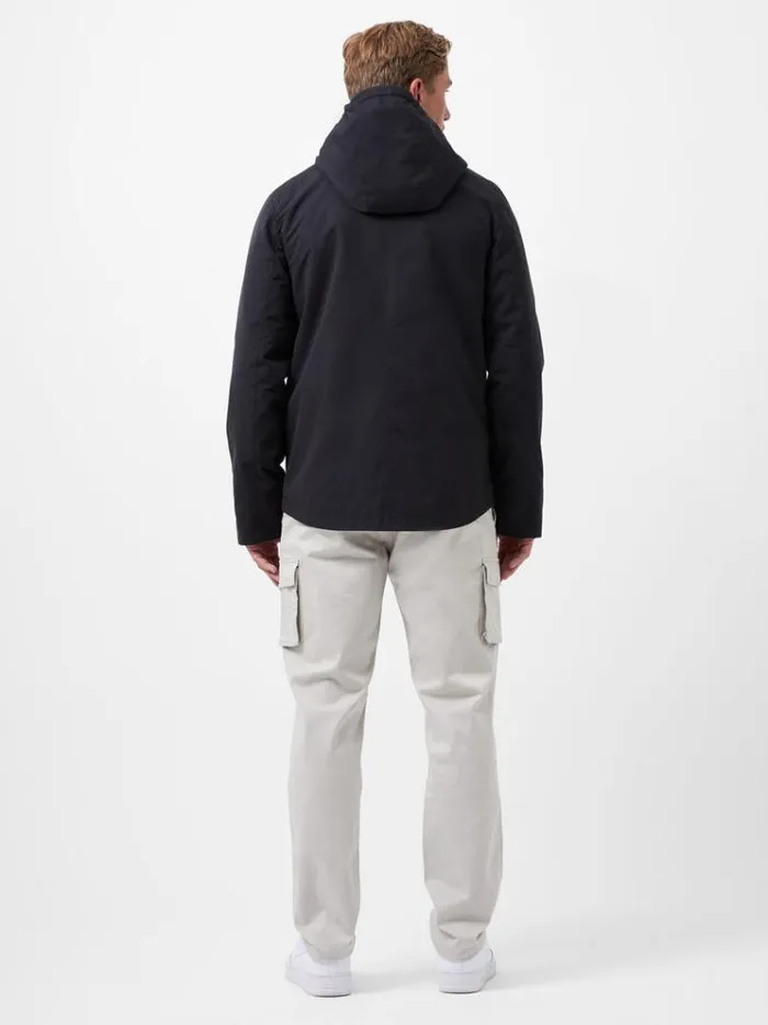 French Connection Coats and Jackets Hooded Jacket Marine 8211 Man