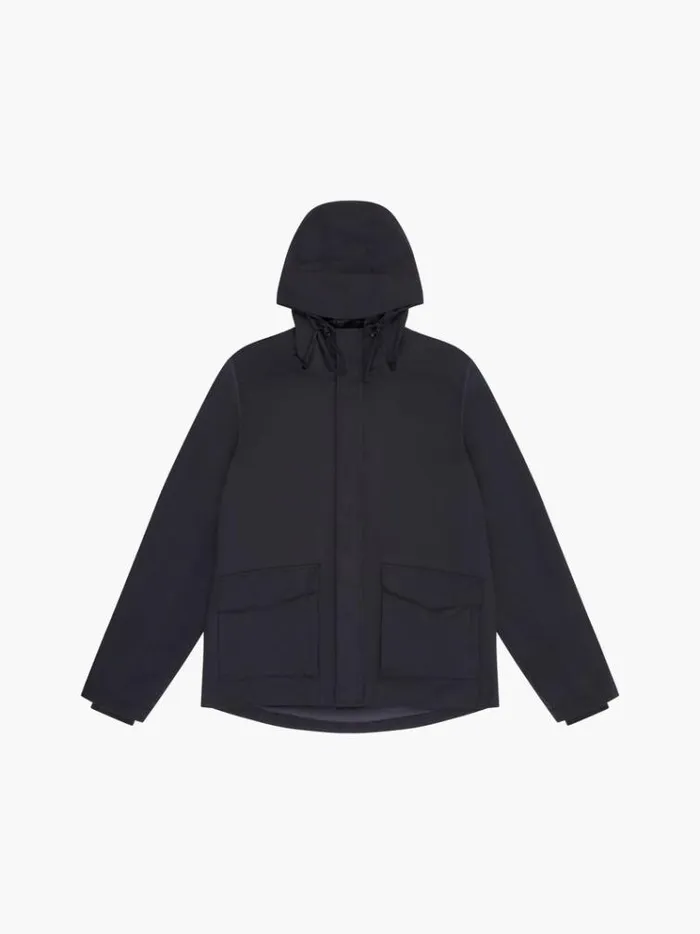 French Connection Coats and Jackets Hooded Jacket Marine 8211 Man
