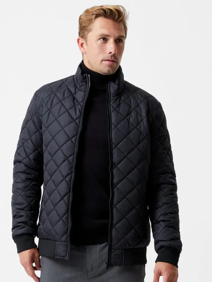 French Connection Coats and Jackets Quilted Jacket Black 8211 Man