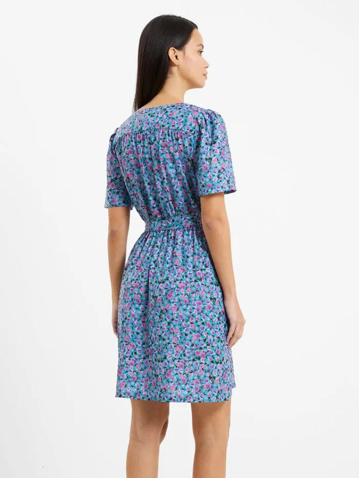 French Connection Dresses Alezzia Ely Jacquard Smock Dress Jaded Teal 8211 Woman