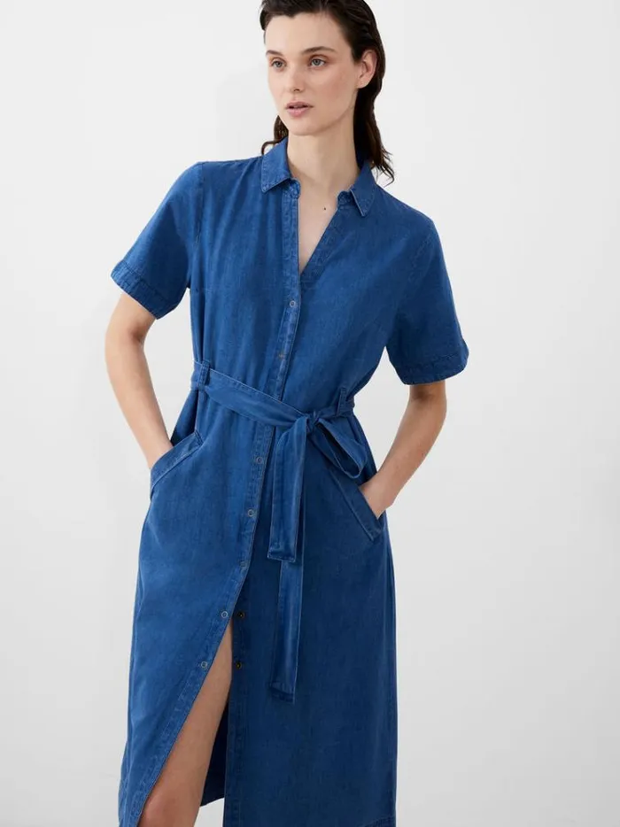 French Connection Dresses Zaves Chambray Denim Dress Light Vintage 8211 Woman French Connection Dresses Zaves Chambray Denim Dress Light Vintage 8211 Woman