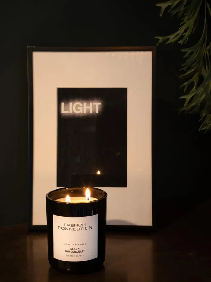 French Connection Home Accessories Black Pomegranate Classic 245g Candle Black Pomegranate 8211 Home