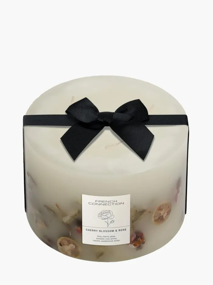 French Connection Home Accessories Cherry Blossom and Rose Botanical 15kg Candle Cherry Blossom 8211 Home