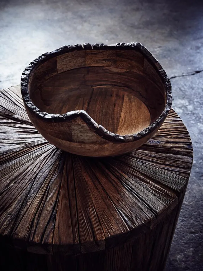 French Connection Home Accessories Dikita Mango Wood Bowl Natural 8211 Home