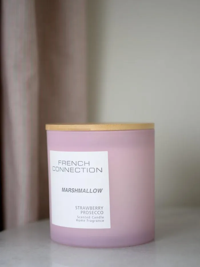 French Connection Home Accessories Marshmallow Serenity 200g Candle Strawberry Prosecco 8211 Home
