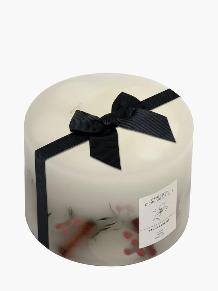French Connection Home Accessories Vanilla Orchid Botanical Large Candle Vanilla Orchid 8211 Home