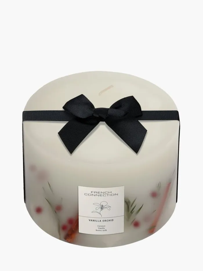 French Connection Home Accessories Vanilla Orchid Botanical Large Candle Vanilla Orchid 8211 Home