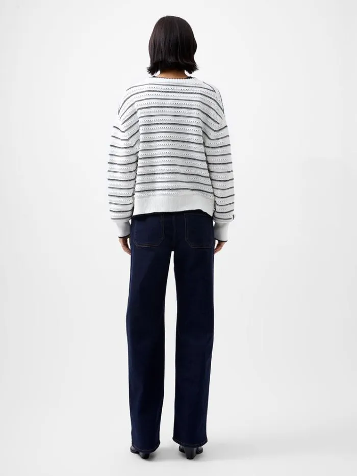 French Connection Jumpers and Cardigans Oskie Long Sleeve Cardigan Winter Whitemoonles 8211 Woman