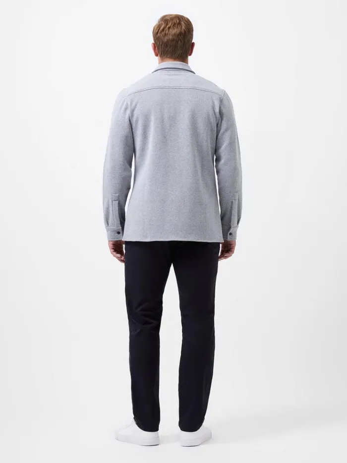 French Connection Shirts Button Through Overshirt Grey 8211 Man