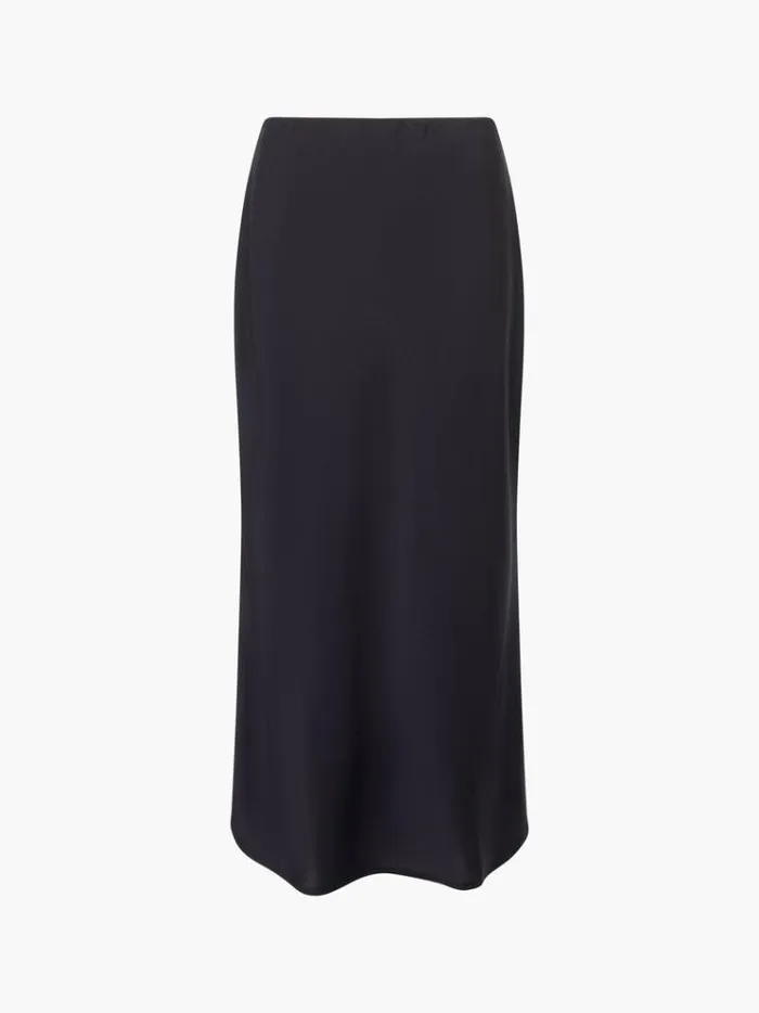 French Connection Skirts and Shorts Satin Slip Midi Skirt Black 8211 Woman
