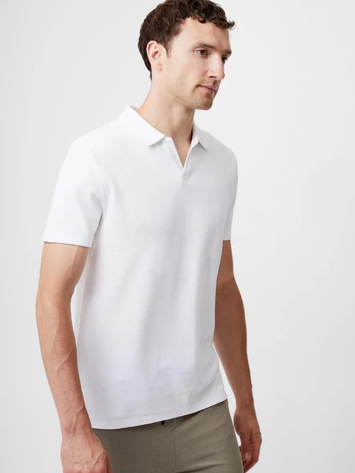 French Connection TShirts and Polo Shirts Ottoman Trophy Neck TShirt White 8211 Man