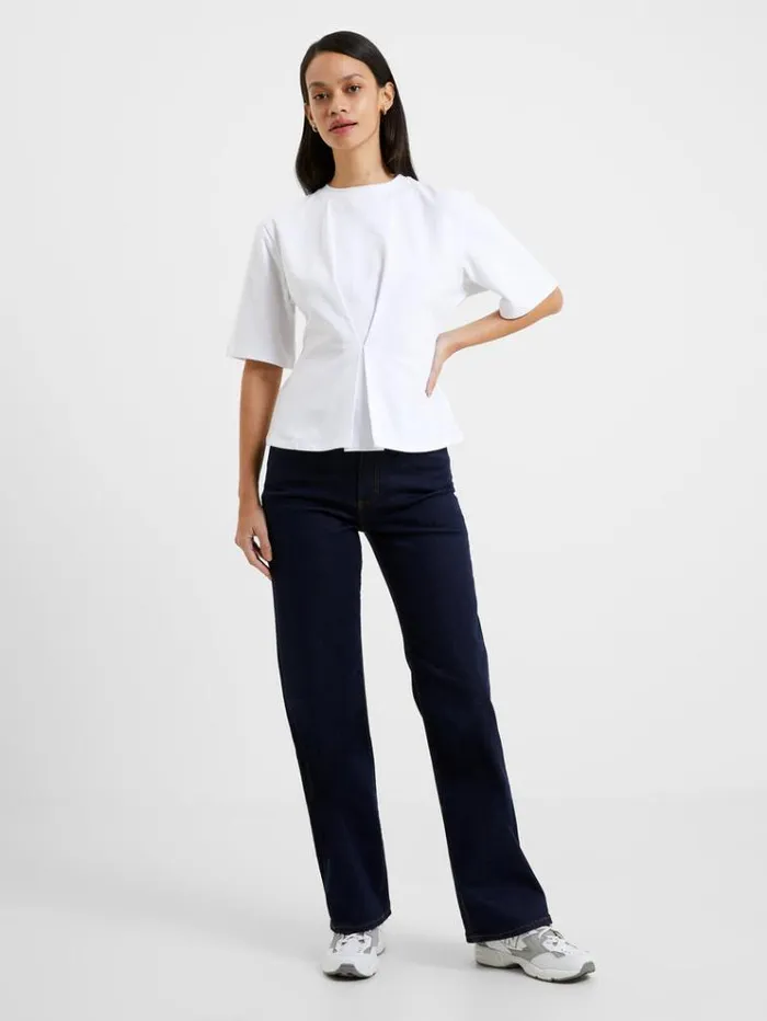French Connection Tops Pearl Top Linen White 8211 Woman