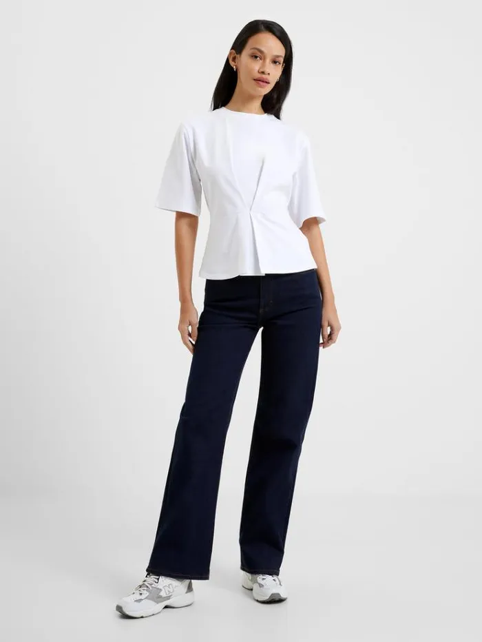 French Connection Tops Pearl Top Linen White 8211 Woman